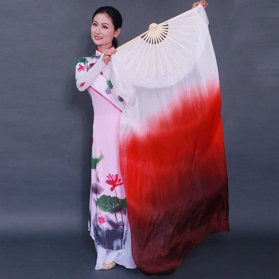【ベリーダンス 小物 まとめ売り】全4点 セット シルクベール ピンク 赤 ベリーダンス シルク ファンベール 単色 赤 白 ピンク : Costume